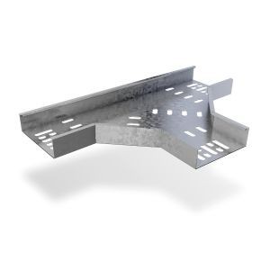 Trench MDT050FT Pre-Galvanised Medium Duty Cable Tray 90° Flat Tee Width: 50mm | Height: 25mm