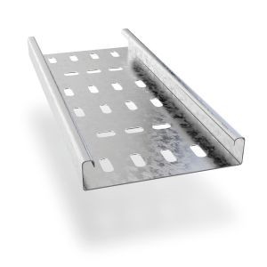 Trench MDT050TR Pre-Galvanised Medium Duty Cable Tray Length Width: 50mm | Height: 25mm | Length: 3m