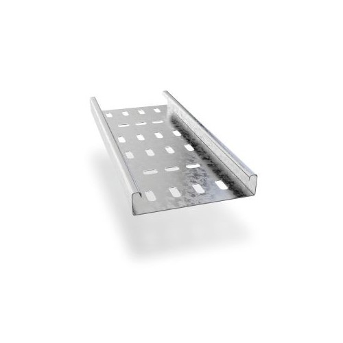Trench MDT050TR Pre-Galvanised Medium Duty Cable Tray Length Width: 50mm | Height: 25mm | Length: 3m