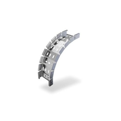 Trench MDT100EX Pre-Galvanised Medium Duty Cable Tray 90° External Riser Width: 100mm | Height: 25mm