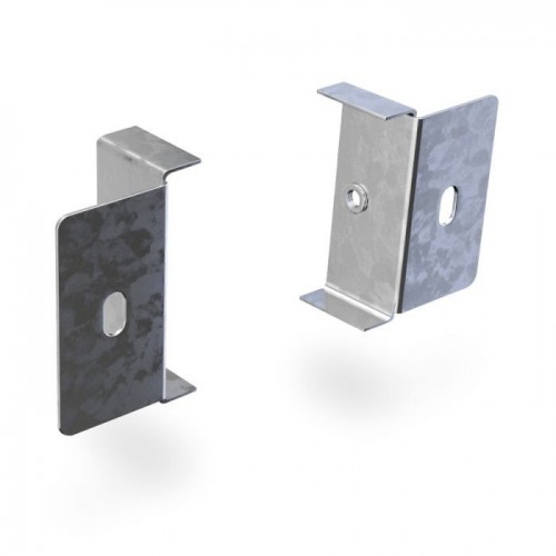 Trench SA6OF Pre-Galvanised Steel Single Compartment Trunking Outlet Flanges (Pack Size 2) Width: 150mm | Height: 150mm
