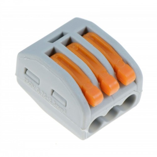 Wago type in line Electrical Connectors Wire Block Clamp Terminal Cable UK