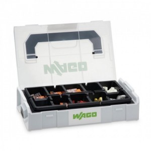 Wago 887-960 Selection Installer L-BOXX Mini Connector Box With 195 Assorted Wago 221, 2273 & 224 Series Connectors & Plastic Carry Case