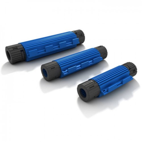 Wiska SH6801BW SHARK SIXEIGHT Blue Polyamide Round Pre-Filled Gel Straight Insulated Joint With Modular Bolts and Gaskets (3 core) 2.5mm² - 6mm² 32A