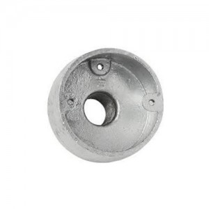 Niglon CBO20G Galvanised Steel Round Back Outlet Box For 20mm Steel Conduit