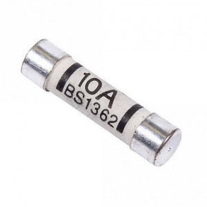 Niglon F10 BS1362 Domestic Plug-Top Fuse Link (Pack Size 10) 10A 240V DiaØ: 6mm | Length: 25mm