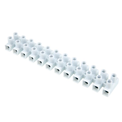 Niglon PN5 White 12 Way Strip Connector 5A