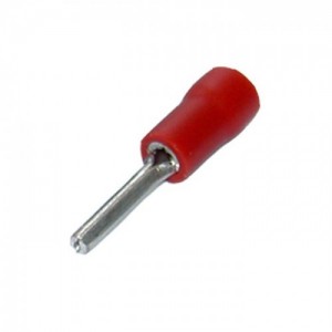 SWA 12RP Red Pre-Insulated Pin Terminal (Pack Size 100) Pin Length 12mm | Cable DiaØ: 0.5mm² - 1.5mm²