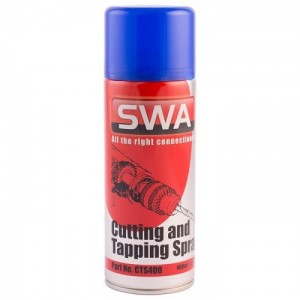 SWA CTS400 Cutting & Tapping Spray For Drilling, Tapping & Reaming All Metals - Aerosol Can Size: 400ml
