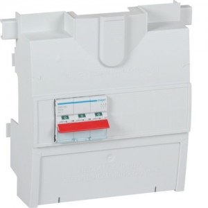 Hager JK11003S Invicta3 3 Module Triple Pole Switch Isolator - Fits Within Distribution Board 100A