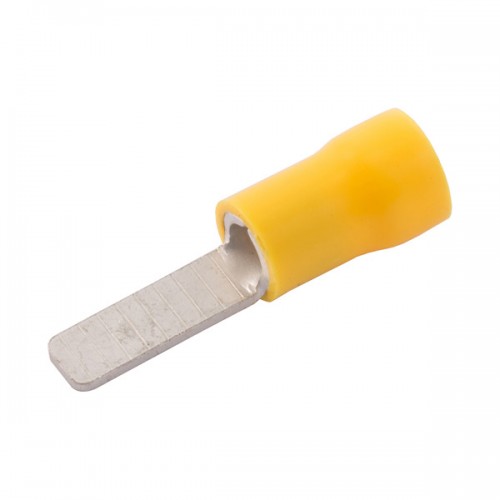 SWA 18YB  Nylon/Yellow Copper Blade Preinsulated Terminal Pack 100 18mm Blade