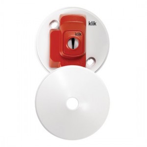 Hager CR64AX Klik White 4 Pin Plug-In Ceiling Rose & Cover 6A Dia Ø: 74mm | Depth: 44mm