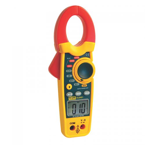 Dilog DL6401 Digital AC Clamp Meter With Data Hold, Overload Protection, 30mm Jaw Opening & 2000 Count LCD Display 1000A AC | 600V AC/DC