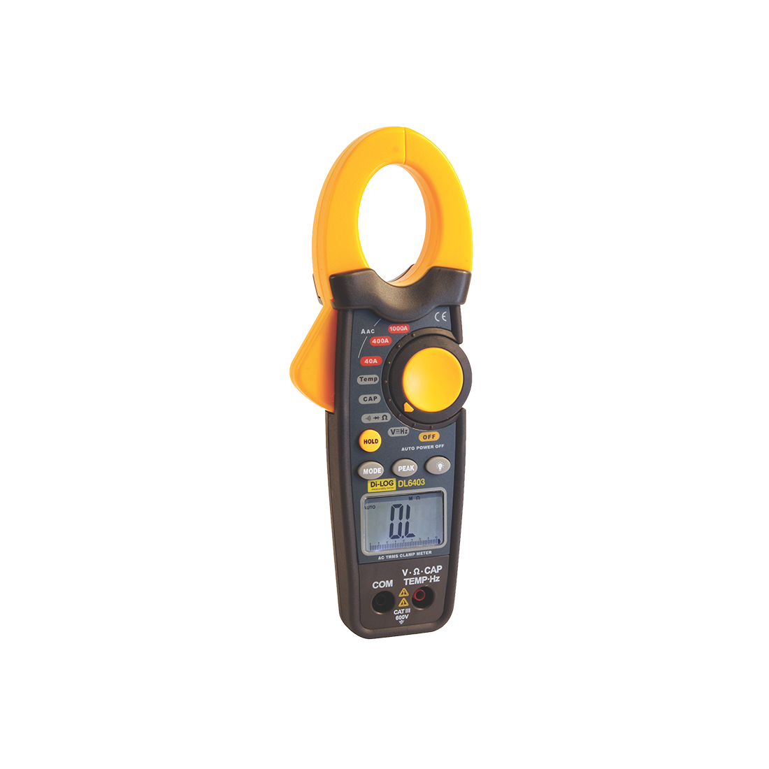 Dilog DL6403 Digital AC TrueRMS Digital Clamp Meter With Overload