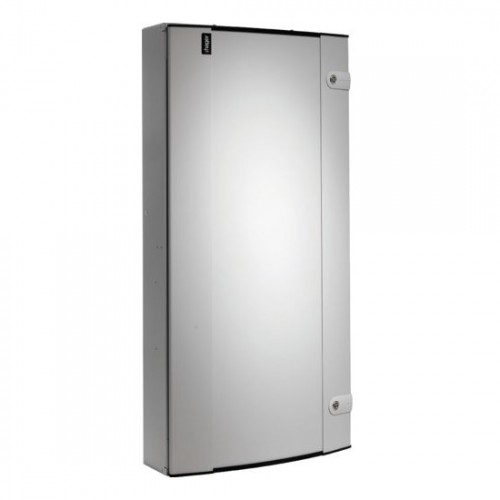 Hager JK216B Invicta3 White Metal 16 Way Three Phase TPN Distribution Board With Plain Door - Requires Incomer 250A