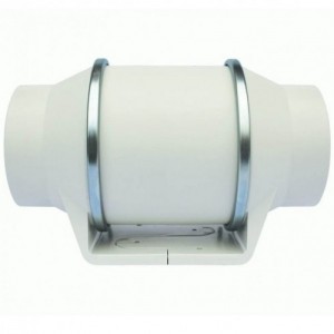 Envirovent SILMV160/100S SILENT MV White Ultra Quiet 2 Speed In-Line Mixed Flow Duct Fan For Remote Switching IP44 230V