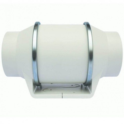 Envirovent SILMV160/100T SILENT MV White Ultra Quiet 2 Speed In-Line Mixed Flow Duct Fan With Adjustable Timer IP44 230V
