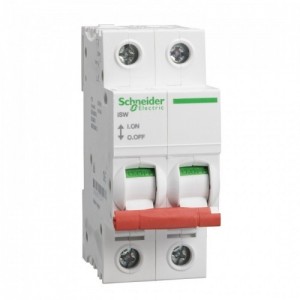 Schneider Electric SEA91252 Acti9 Isobar 2 Module Double Pole Switch Isolator Incomer 125A