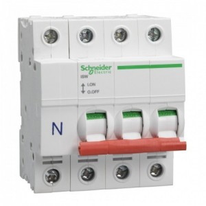 Schneider Electric SEA91253N Acti9 Isobar 4 Module TP&N Switch Isolator Incomer 125A