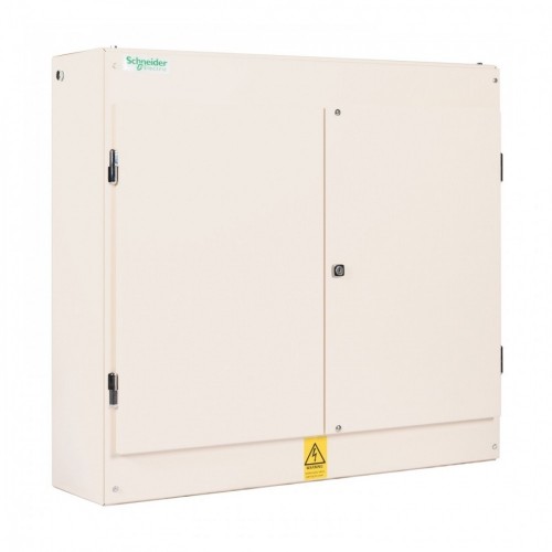 Schneider Electric MG2C5 Cream Metal Powerpact4 Style C Three Phase TPN Panelboard With 15 Single Pole / 5 Triple Pole Incomer / Outgoing Ways