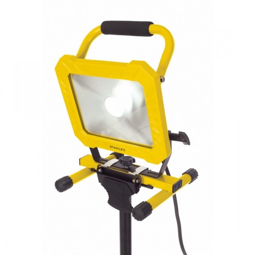 Forum Lighting SXLS31331E Stanley Yellow Aluminium LED Work Light With Daylight White LEDs & Black Aluminium Frame