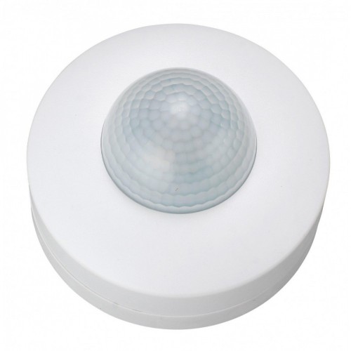 Forum Lighting ZN-25154-WHT Loca White Round Surface Mount Three Sensor 360° | 12m PIR Detector With Adjustable Lux Level Sensing & 10sec - 7min Delay