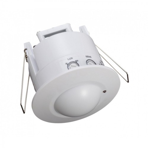 Forum Lighting ZN-29187-WHT Thea White Recessed Single Channel 360° | 15m Microwave Detector With Adjustable Lux Level Sensing & 10sec-12min Delay