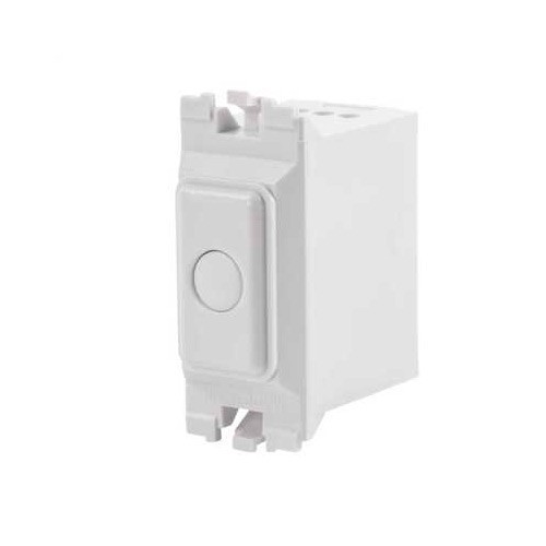 Danlers SSGSMK White 1 Module Pushbutton Slave Grid Switch For MK