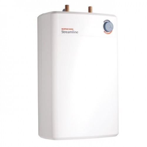 Heatrae Sadia 95.010.280 Streamline White Thermoplastic Vented Point-Of-Use Undersink Water Heater With Externally Adjustable Thermostat 7Ltrs 1kW