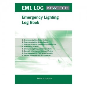 Kewtech EMLOG A4 Emergency Lighting Log Book