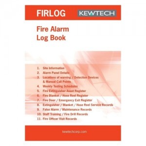 Kewtech FIRLOG A4 Fire Alarm Log Book