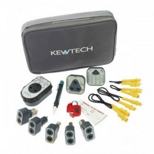 Kewtech KEWTK1 18th Edition Accessory Testing Kit With LIGHTMATE KIT, KEWLOK,  KEWCHECKR2, JUMPLD1, KEWSTICK UNO, PATADAPTOR1 & KITBAG1