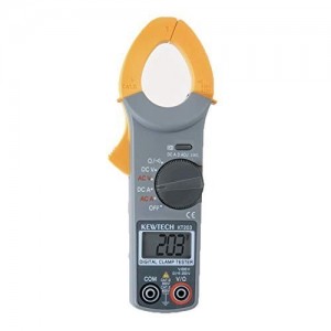 Kewtech KT203 Digital AC/DC Clamp Meter With Data Hold, Continuity Buzzer, 30mm Jaw Size & 4000 Count LCD Display 400A AC/DC | 600V AC/DC