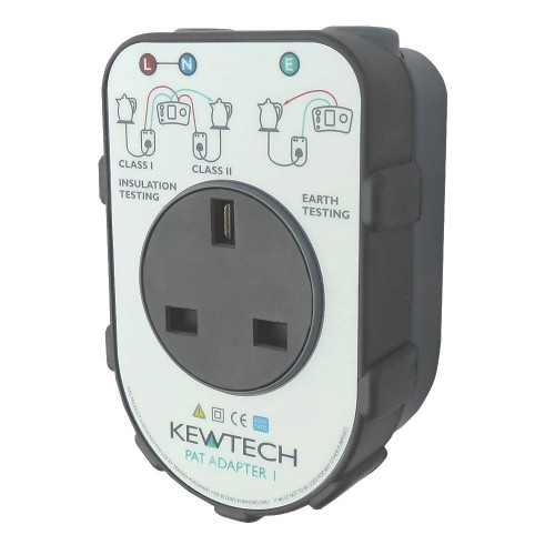 Kewtech PATADAPTER1 Portable Appliance Adaptor For Use With Multifunction Testers
