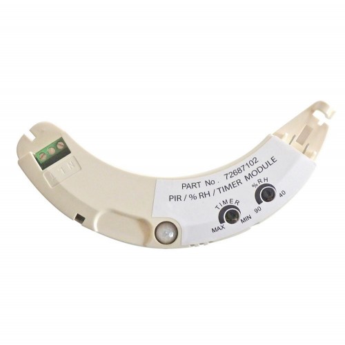 Airflow 72574201 iCON PRHTS Plug-In PIR, Adjustable Humidity Sensor & Timer Module For SELV ICON Fans 12V DC