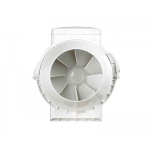 Airflow 9041085 Aventa AV100B White Dual Speed 4 Inch In-Line Mixed Flow Fan For Remote Switching IPX4 230V
