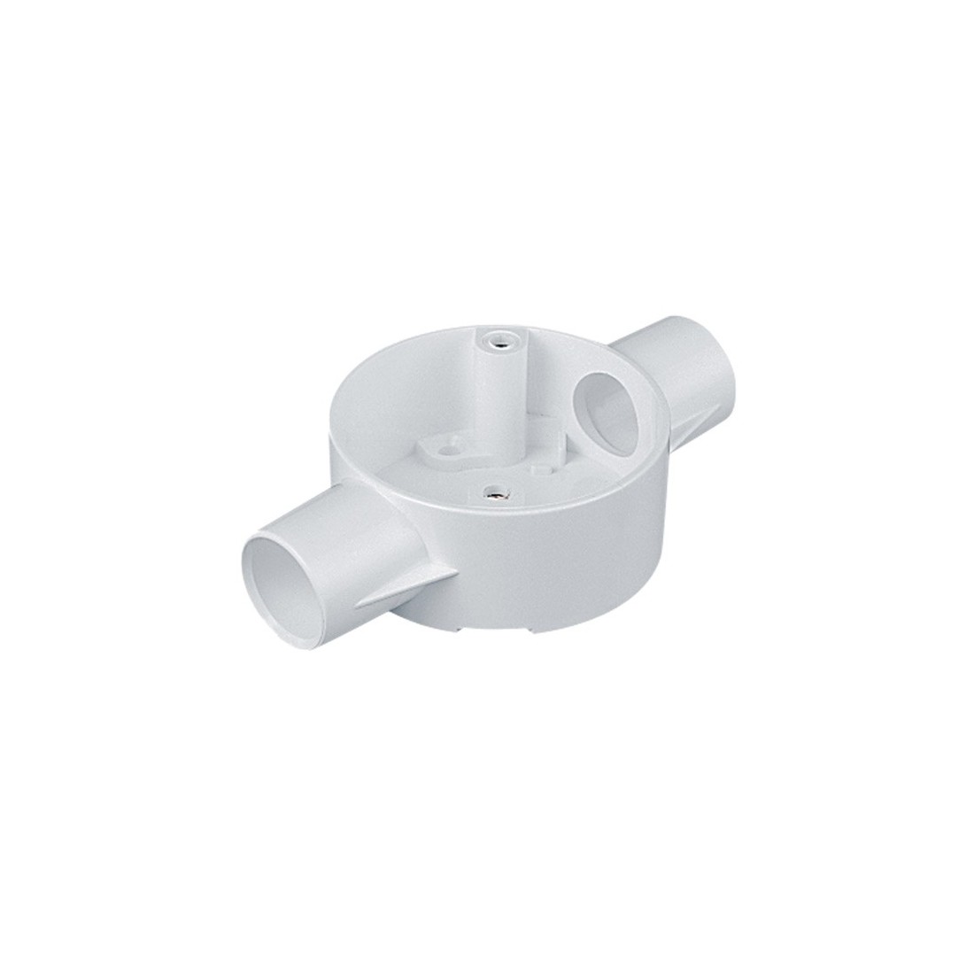 Marshall Tufflex 2MRB3WH White 20mm PVC-U Conduit Round 2 Way Through ...