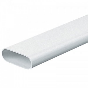 Marshall Tufflex ECO16WH White Super High Impact Oval PVC-U Conduit Length Diameter Ø: 13mm | Length: 3m