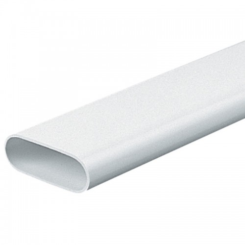 Marshall Tufflex ECO18WH White Super High Impact Oval PVC-U Conduit Length Diameter Ø: 23mm | Length: 3m