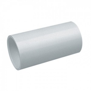 Marshall Tufflex MC2WH White Round PVC-U Conduit Straight Coupler Diameter Ø: 20mm