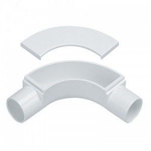 Marshall Tufflex MIB2WH White Round PVC-U Conduit Inspection Bend Diameter Ø: 20mm