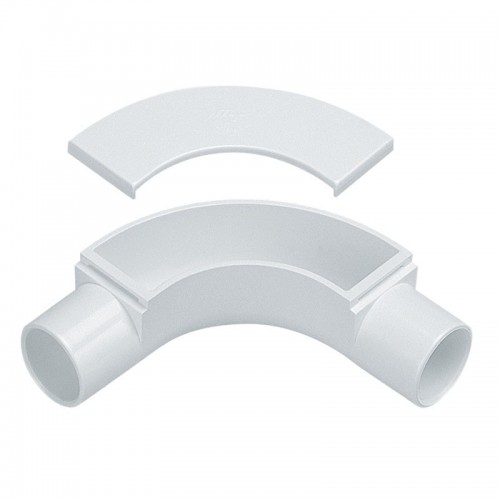 Marshall Tufflex MIB2WH White Round PVC-U Conduit Inspection Bend Diameter Ø: 20mm