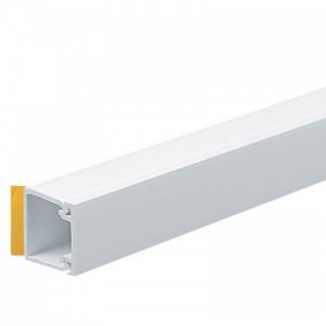 Marshall Tufflex MMT1SFWH White PVC-U Self-Adhesive Mini Trunking Length Height: 16mm | Width: 16mm | Length: 3m