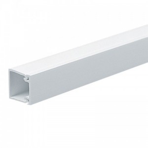 Marshall Tufflex MMT1WH White PVC-U Mini Trunking Length Height: 16mm | Width: 16mm | Length: 3m
