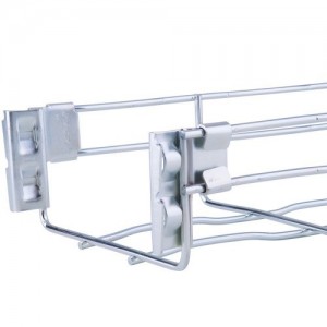 Marshall Tufflex MT2/7249 Electro-Zinc Ripple Design Fast-Coupling Wire Basket Tray Length Width: 150mm | Height: 65mm : Length: 3m