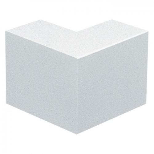 Marshall Tufflex TEB6WH White PVC-U MMT6 Mini Trunking Square External Bend Height: 38mm | Width: 38mm