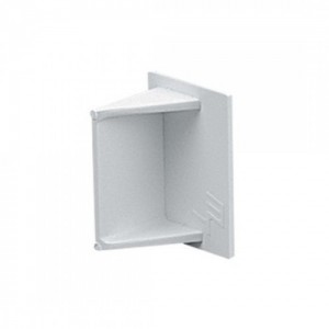 Marshall Tufflex TEC2WH White PVC-U MMT2 Mini Trunking End Cap Height: 25mm | Width: 16mm