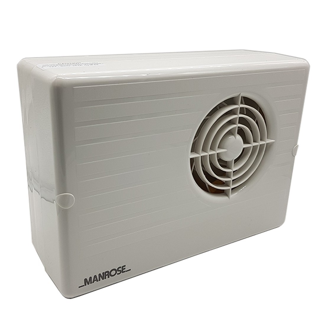 Manrose CF200S White Thermoplastic Centrifugal Fan For Remote Switching  IP20 240V Height: 185mm | Width: 260mm | Spigot DiaØ : 100mm - Internet  Electrical