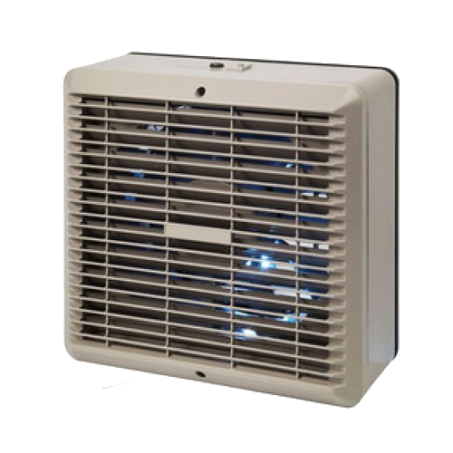 Manrose COMG230A Commercial Series Grey Window Automatic Fan With Internal Thermo-Activated Shutters IP20 240V