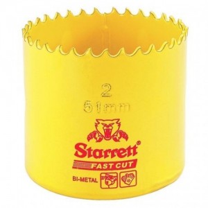 Starrett FCH0200 Fast Cut Yellow Bi-Metal Holesaw DiaØ: 51mm